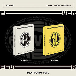 ATEEZ (에이티즈) ALBUM - [ZERO : FEVER EPILOGUE] (PLATFORM VER. + EXCLUSIVE PHOTOCARD)