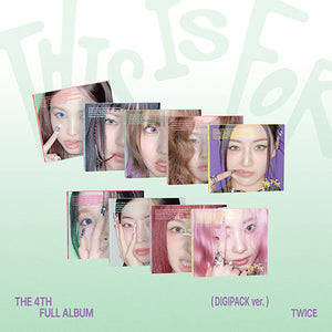 TWICE (트와이스) 4TH FULL ALBUM - [THIS IS FOR] (DIGIPACK ver. +POB)