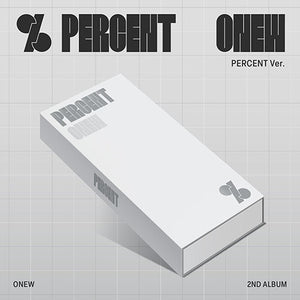 ONEW (온유) 2nd Album - [PERCENT] (PERCENT Ver.)
