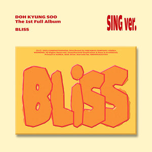 DOH KYUNG SOO (D.O. 도경수) 1st Full Album - [BLISS]
