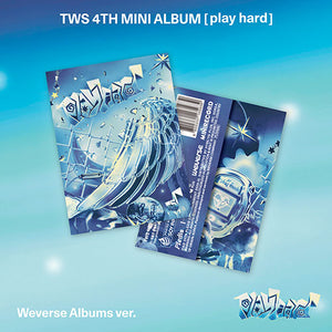 [PRE-ORDER] TWS (투어스) 4th Mini Album - [play hard] (Weverse Albums ver.)