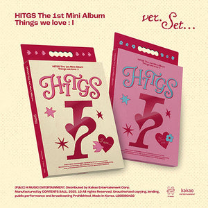 [PRE-ORDER] HITGS (힛지스) 1st Mini Album - [Things we love : I] (+EXCLUSIVE PHOTOCARD)