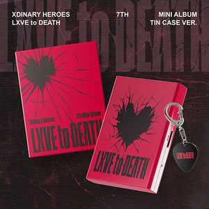 [PRE-ORDER] XDINARY HEROES (엑스디너리 히어로즈) ALBUM - [LXVE to DEATH] (Tin Case Ver.)