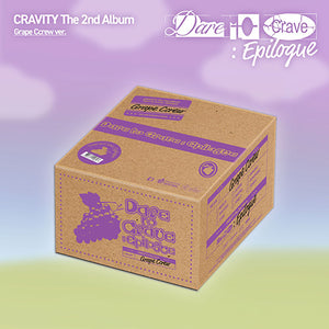 [PRE-ORDER] CRAVITY (크래비티) 2nd Album - [Dare to Crave : Epilogue] (Grape Ccrew ver.)