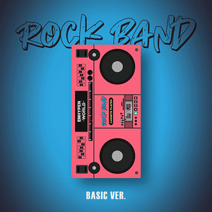 ENHYPEN (엔하이픈) - [WORLD COUPON CARD COLLECTION] (ROCK BAND BASIC ver.) - EVE PINK K-POP