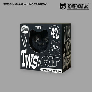 [PRE-ORDER] TWS (투어스) 5th Mini Album - [NO TRAGEDY] (ROMEO CAT Ver.) - EVE PINK K-POP