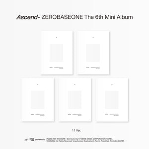 [PRE-ORDER] ZEROBASEONE (제로베이스원) The 6th Mini Album - [Ascend-] (11 Ver.) - EVE PINK K-POP