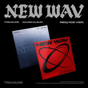 TREASURE (트레저) 4th Mini Album - [NEW WAV] - EVE PINK K-POP