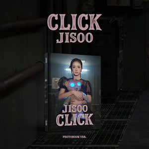 JISOO (지수) Single Album - [CLICK] (PHOTOBOOK VER.) - EVE PINK K-POP