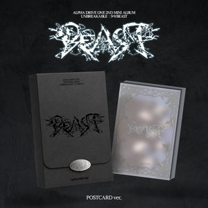 [PRE-ORDER] ALPHA DRIVE ONE (알파드라이브원) 2nd Mini Album - [UNBREAKABLE : 少年BEAST] (POSTCARD Ver.)