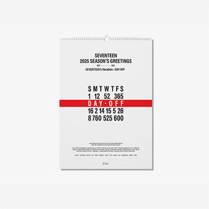 SEVENTEEN (세븐틴) - 2025 WALL CALENDAR
