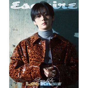 ESQUIRE KOREA (아레나) - AUGUST 2025 [COVER: LEE KNOW (STRAY KIDS)]