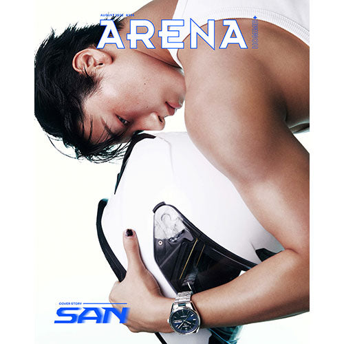 ARENA HOMME+ KOREA (아레나) - AUGUST 2025 [COVER: SAN (ATEEZ)]
