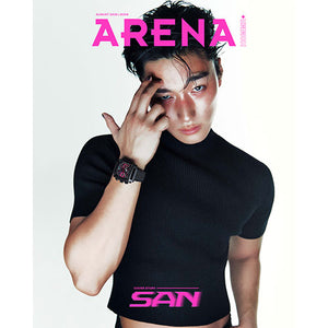 ARENA HOMME+ KOREA (아레나) - AUGUST 2025 [COVER: SAN (ATEEZ)]