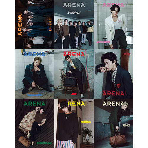 [PRE-ORDER] ARENA HOMME+ (아레나) - OCTOBER 2025 [COVER: ENHYPEN]