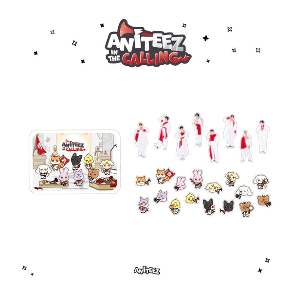 [PRE-ORDER] ATEEZ X ANITEEZ IN THE CALLING MD - [TIN CASE STICKER SET]
