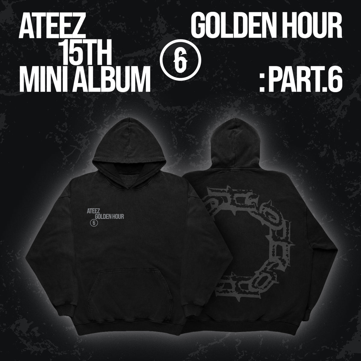 [PRE-ORDER] (U.S. VER.) ATEEZ (에이티즈) - [GOLDEN HOUR : Part.6] (HOODIE)