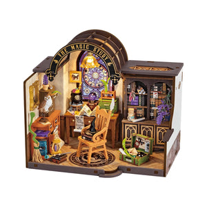 Rolife DIY Miniature House - [The Magic Study DG166] - EVE PINK K-POP