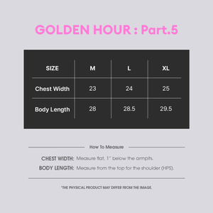[PRE-ORDER] (U.S. VER.) ATEEZ (에이티즈) - [GOLDEN HOUR : PART.5] (T-SHIRT VER.)