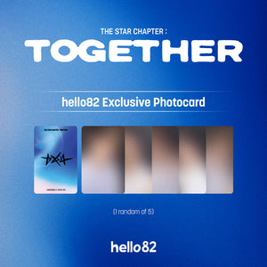 (U.S. VER.) TXT (투모로우바이투게더) 4TH ALBUM - [The Star Chapter: TOGETHER] (PHOTOBOOK VER. +hello82 EXCLUSIVE PHOTOCARD)