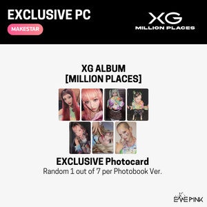 XG (엑스지) ALBUM - [MILLION PLACES] (+EXCLUSIVE PHOTOCARD)