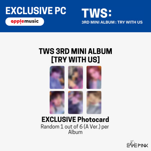 TWS (투어스) 3RD MINI ALBUM - [TRY WITH US] (+EXCLUSIVE PHOTOCARD)