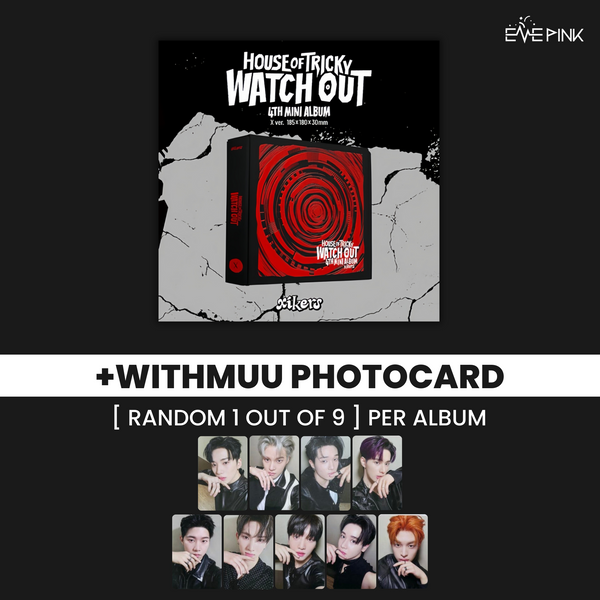 XIKERS (싸이커스) 4TH MINI ALBUM - [HOUSE OF TRICKY: WATCH OUT] (+EXCLUSIVE PHOTOCARD)