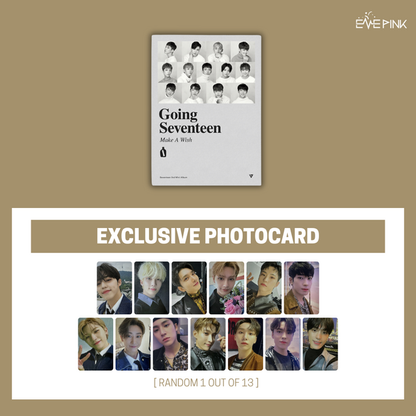 SEVENTEEN (세븐틴) 3RD MINI ALBUM - [Going Seventeen] (RE-RELEASE) (+EXCLUSIVE PHOTOCARD)