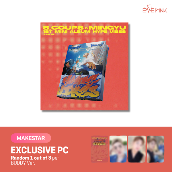 [PRE-ORDER] S.COUPS & MINGYU (SVT) 1st Mini Album - [HYPE VIBES] (Standard Ver. +EXCLUSIVE PHOTOCARD)