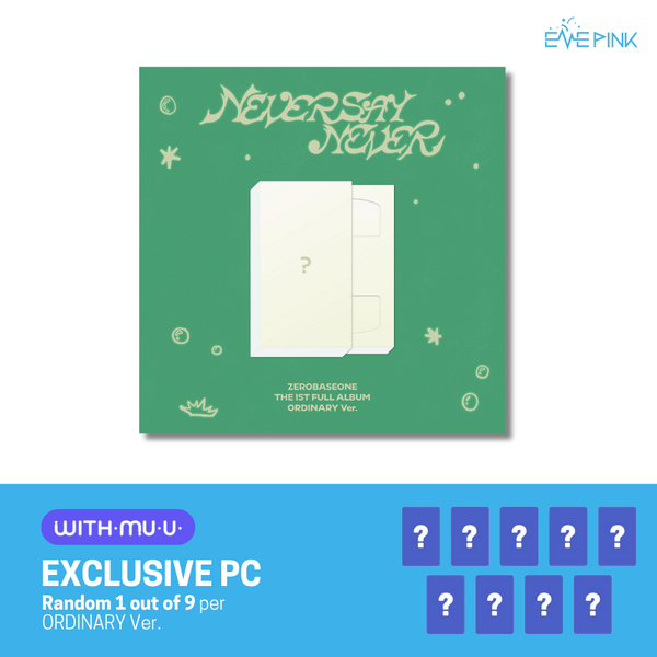 [PRE-ORDER] ZEROBASEONE (제로베이스원) 1st Full Album - [NEVER SAY NEVER] (PHOTOBOOK Ver. +EXCLUSIVE PHOTOCARD)