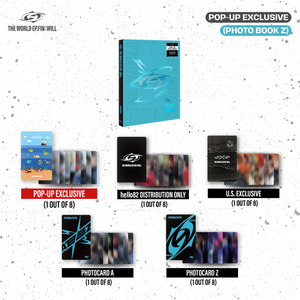 (U.S. VER.) ATEEZ ALBUM - [THE WORLD EP.FIN : WILL] (PHOTOBOOK VER. + POP-UP EXCLUSIVE PHOTOCARD)