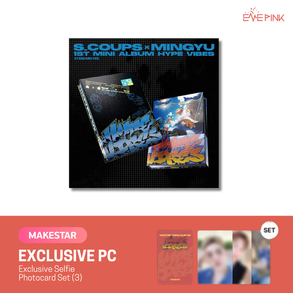 [PRE-ORDER] S.COUPS & MINGYU (SVT) 1st Mini Album - [HYPE VIBES] (Standard Ver. +EXCLUSIVE PHOTOCARD)
