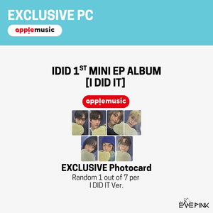 IDID (아이딧) 1st Mini EP Album - [I did it] (I did it. Ver. +EXLUSIVE PHOTOCARD)