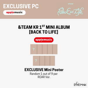 [PRE-ORDER] &TEAM (앤팀) KR 1st Mini Album - [Back to Life] (ROAR ver. + EXCLUSIVE MINI POSTER)