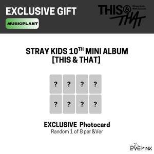 [PRE-ORDER] STRAY KIDS (스트레이 키즈) 10th Mini Album  - [THIS & THAT] (& VER. + EXCLUSIVE PHOTOCARD) - EVE PINK K-POP