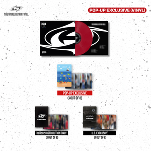 (U.S. VER.) ATEEZ ALBUM - [THE WORLD EP.FIN : WILL] (VINYL VER. + POP-UP EXCLUSIVE PHOTOCARD)