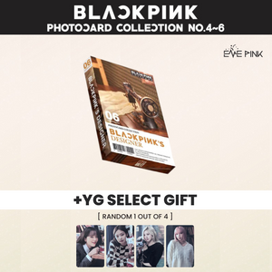 BLACKPINK (블랙핑크) - THE GAME PHOTOCARD COLLECTION [No.4~6] (+YG SELECT GIFT)