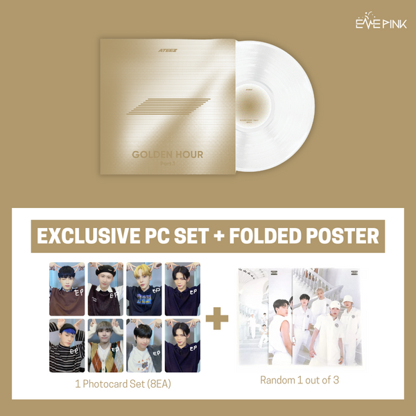 (U.S. VER.) ATEEZ (에이티즈) 10TH MINI ALBUM - [GOLDEN HOUR : PART.1] (VINYL VER.) (+EXCLUSIVE PHOTOCARD SET)