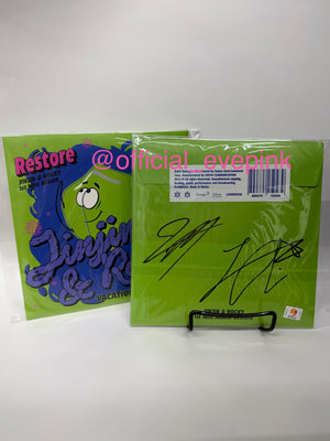 [AUTOGRAPHED] ASTRO JINJIN & ROCKY (진진 & 라키) 1ST MINI ALBUM - [Restore] - EVE PINK K-POP