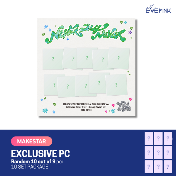 [PRE-ORDER] ZEROBASEONE (제로베이스원) 1st Full Album - [NEVER SAY NEVER] (DIGIPACK Ver. +EXCLUSIVE PHOTOCARD)
