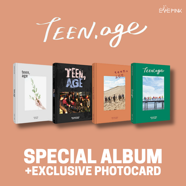 SEVENTEEN (세븐틴) 2ND ALBUM - [TEEN, AGE] (RE-RELEASE) (+EXLCUSIVE PHOTOCARD)