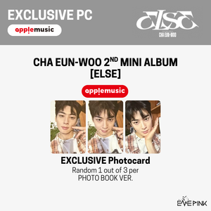 CHA EUN-WOO (ASTRO 차은우) 2nd Mini Album - [ELSE] (+EXCLUSIVE PHOTOCARD) - EVE PINK K-POP