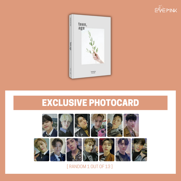 SEVENTEEN (세븐틴) 2ND ALBUM - [TEEN, AGE] (RE-RELEASE) (+EXLCUSIVE PHOTOCARD)