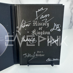 [AUTOGRAPHED CD] KINGDOM (킹덤) ALBUM - [HISTORY OF KINGDOM: PARTⅠ. ARTHUR] (ONLINE ONLY)