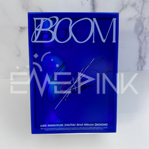 [AUTOGRAPHED CD] LEE MINHYUK (이민혁 HUTA) 2ND ALBUM - [BOOM] (ONLINE ONLY)