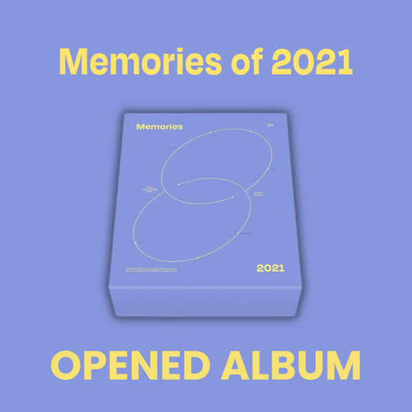 BTS (방탄소년단) - [MEMORIES OF 2021] (Blu-ray Ver. : OPENED ALBUM)