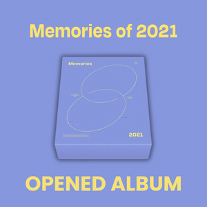 BTS (방탄소년단) - [MEMORIES OF 2021] (Blu-ray Ver. : OPENED ALBUM)