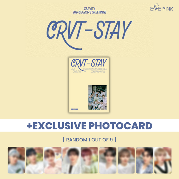 CRAVITY (크래비티) - 2024 SEASON’S GREETINGS [CRVT-STAY] (+EXCLUSIVE PHOTOCARD)