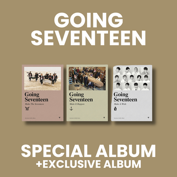 SEVENTEEN (세븐틴) 3RD MINI ALBUM - [Going Seventeen] (RE-RELEASE) (+EXCLUSIVE PHOTOCARD)