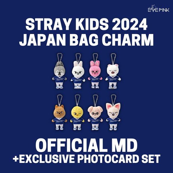 STRAY KIDS/SKZOO JYP JAPAN POPUP STORE 2024 - [BAG CHARM] (+EXCLUSIVE PHOTOCARD)